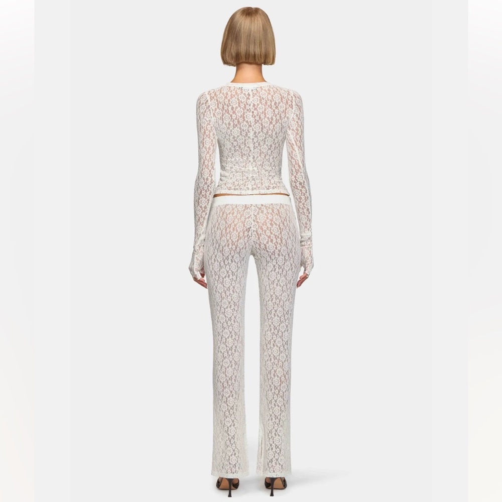 EB Denim Leggings - Off White Lace - Picture 4 of 4
